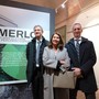 Ieri l'apertura dalla mostra. Da sinistra Paolo, Silvia e Andrea Merlo