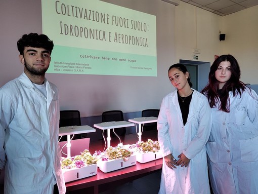 La presentazione del nuovo laboratorio questa mattina nella sede dell'istituto albese