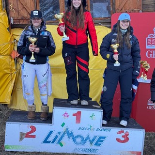 Nelle foto le premiazioni del primo Slalom FIS-NJR di Limone