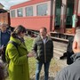 L'assessore Vignale al Museo Ferroviario di Savigliano