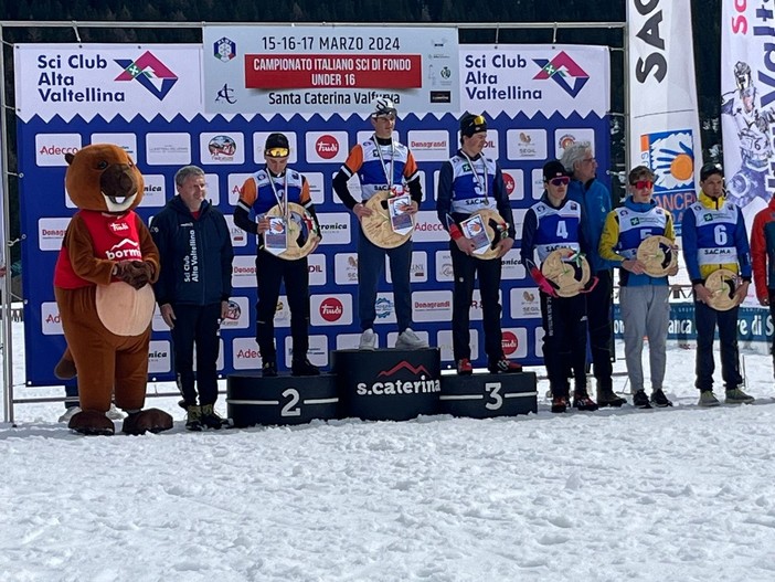 Sci di fondo, Giacomo Barale e Luna Forneris campioni italiani U16