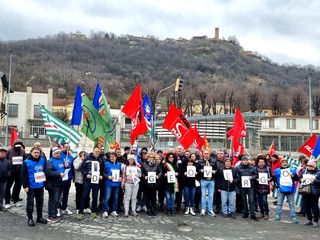 Alcune immagini dal presidio di Santa Vittoria d'Alba