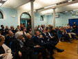 Nelle foto alcuni momenti della presentazione avvenuta ieri sera presso la sede dell'associazione di categoria provinciale