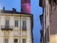 I diversi momenti della partecipata cerimonia tenuta ieri nel piazzale Beausoleil