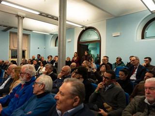 Nelle foto alcuni momenti della presentazione avvenuta ieri sera presso la sede dell'associazione di categoria provinciale