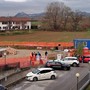 Carabinieri sul cantiere di corso Europa