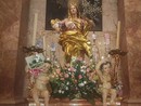 La statua della Madonna dei Fiori, patrona di Bra