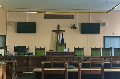 Aula del tribunale di Cuneo