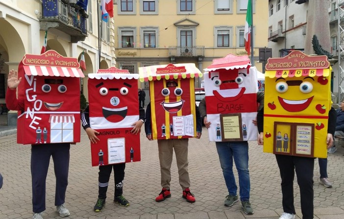 Bagnolo Piemonte, Barge, Cavour, Vigone e Villafranca Piemonte vicine al bilancio finale dell'iniziativa &quot;AMATO, il negozio di vicinato”