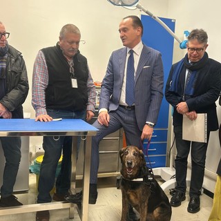 Un momento della presentazione dell'ambulatorio veterinario sociale a gennaio 2025 ad Alba