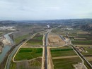 Il casello di Verduno dell'autostrada Asti-Cuneo