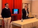 Alcuni momenti della serata tenuta nella città del Marchesato. Da sinistra Andrea Vassallo e Marco Gallo