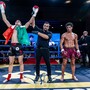 Andrea Alladio dopo la vittoria sul ring del Gladiators Night 8 allo Stadthalle di Dietikon ( Zurigo)