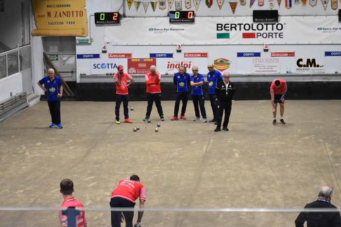 Bocce A2 volo, l'Auxilium Bertolotto Porte Saluzzo s'impone sulla Centallese