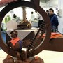 Un'immagine di una scultura della passata edizione di Un Borgo di Cioccolato