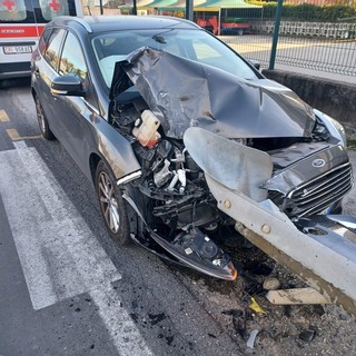 L'auto incidentata