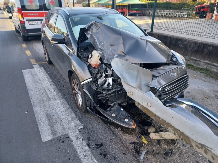 L'auto incidentata