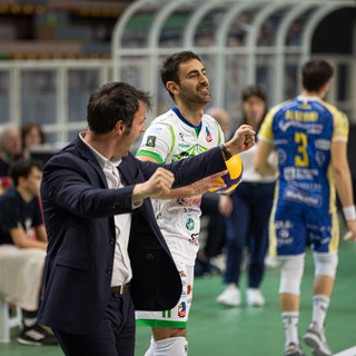 Matteo Battocchio durante la partita di Pordenone (Foto: Franco Morat)