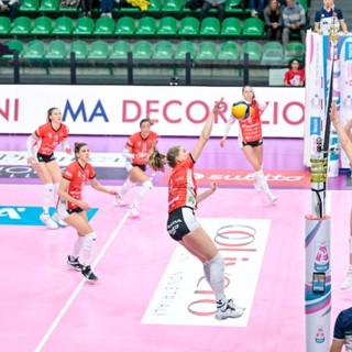 Le Gatte in azione durante il match contro Busto (Foto di Danilo Ninotto)