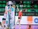 Tessa Polder, premiata MVP del match, in azione contro Bergamo