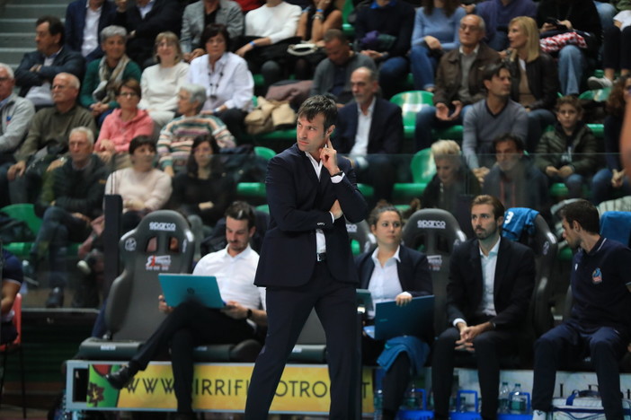 Matteo Battocchio durante la partita con Pineto (Foto: Margherita Leone)