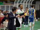 Matteo Battocchio durante la partita di Pordenone (Foto: Franco Morat)