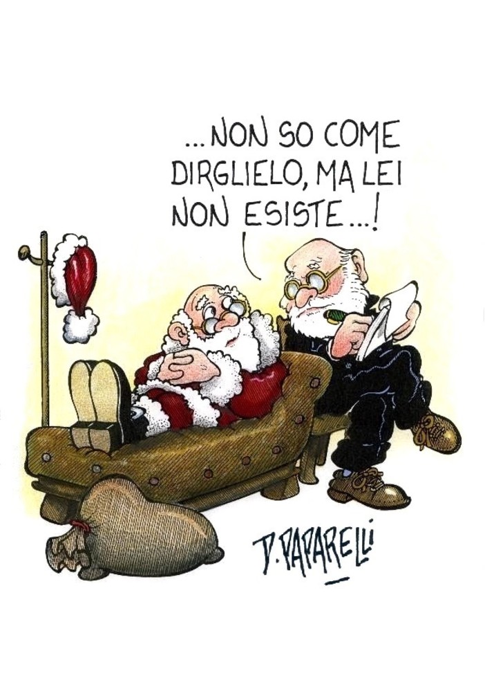 Babbo Natale visto da Danilo Paparelli