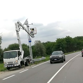 L'autovelox attivo sulla Provinciale 7 a Cherasco