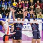 Kapralova della Honda Olivero Cuneo in azione durante l'ultima giornata