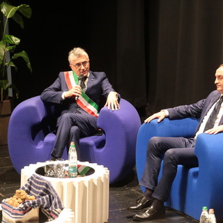 Il sindaco Carlo Bo con il presidente della Regione Alberto Cirio