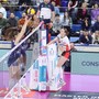 Anna Dodson in azione nel match contro Milano