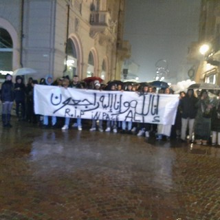 Corteo commemorativo per Gallib Ali