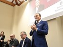 Da destra verso sinistra il governatore Alberto Cirio con Marco Gallo e Luca Robaldo