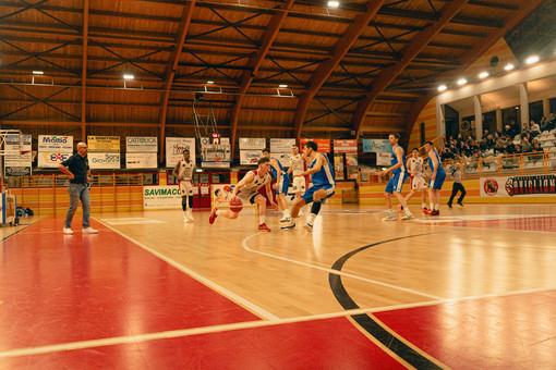 Un momento della partita vinta dalla Cogal con il San Mauro