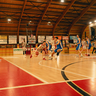 Un momento della partita vinta dalla Cogal con il San Mauro