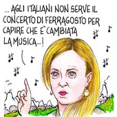 E' cambiata la musica al concerto di Ferragosto...