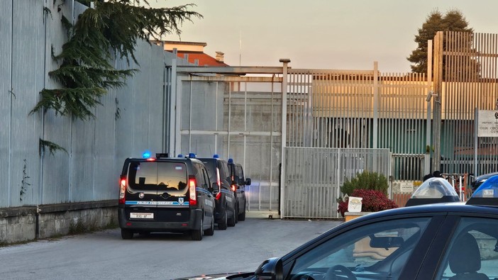 L'ingresso del carcere di Cuneo