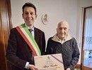 Il sindaco Bodrito col centenario Alfred Banchero