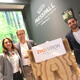 Cuneesi a Ecomondo: alla fiera di Rimini l’innovativo &quot;Presspall&quot; di Corno Pallets