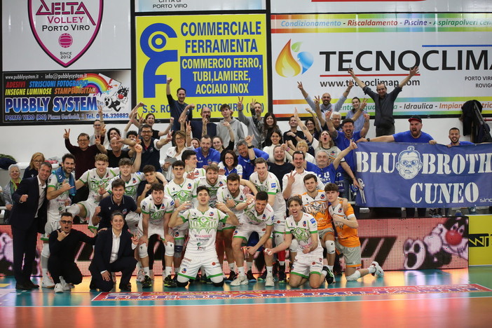 Cuneo vince 3-1 a Porto Viro e porta la serie dei Quarti alla &quot;bella&quot;  (Foto: Beatrice Bramardi)