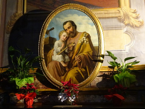 Il dipinto di San Giuseppe nella chiesa di Sant'Antonino a Bra