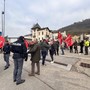 La mobilitazione sul sito di Santa Vittoria d'Alba il 27 novembre scorso