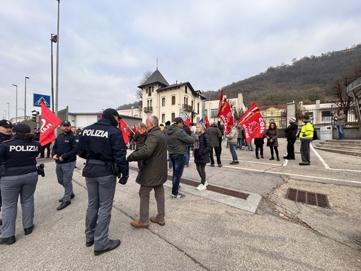 La mobilitazione sul sito di Santa Vittoria d'Alba il 27 novembre scorso