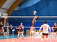 La palleggiatrice Faure Rolland di Libellula Volley in azione