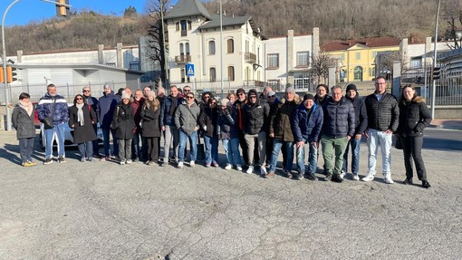 La protesta dei lavoratori del reparto Move di Diageo Operations Italy