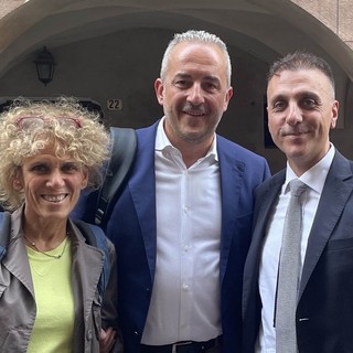 Da sinistra Paola Caccia, Giovanni Damiano e Daniele Manganaro