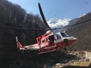 Ponte Chianale, elicottero in azione per salvare un bovino