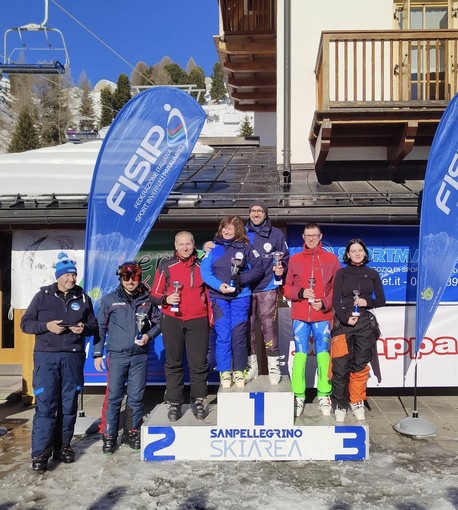 Fabio Cazzanti ottiene tre successi in Coppa Italia di Sci Alpino Paralimpico a Passo San Pellegrino