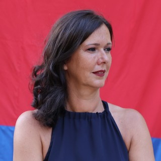 La presidente della Lpm Pallavolo Mondovì Alessandra Fissolo (foto Luciano Pecchenino)