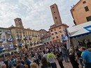 Piazza del Duomo, ad Alba, dove questa domenica si chiude la 93a edizione della Fiera internazionale del Tartufo Bianco d'Alba